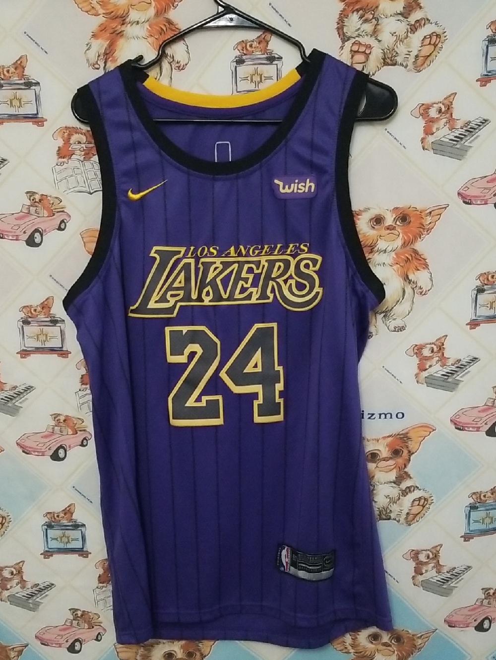 Nike Los Angeles Lakers Kobe Bryant #24 NBA Swingman City Edition Jersey Size 50